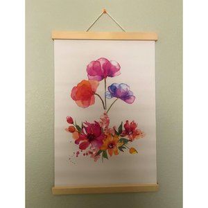 Flower Digital Print, Wall Hanging Art,